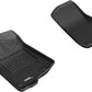 3D MAXpider 2018-2020 Jeep Wrangler JL Sport/Gladiator Jt Kagu 1st Row Floormat - Black L1JP01911509