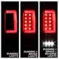 Spyder 04-08 Ford F-150 Projector Tail Lights - Light Bar DRL LED - Black ALT-YD-FF15004V2-LBLED-BK 5084170