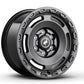 Ford Racing 21-23 Bronco Everglades Wheel Kit - Carbonized Gray M-1007K-P1785E