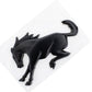 Ford Racing Bronco Rear Emblem - Matte Black M-1447-BRMB