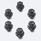Ford Racing M12 x 1.5 Black Lug Nut - Set of 6 M-1012-BR