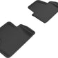 3D MAXpider 14-20 BMW 4 Series Convertible Kagu 2nd Row Floormats - Black L1BM06821509