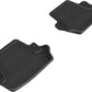 3D MAXpider 20-24 Porsche 911 Carrera/Convertible/S/4/4S (992) Kagu 2nd Row Floormat - Black L1PO02121509