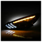 Spyder 15-18 Ford Focus Projector Headlights - Seq Turn Light Bar - Black PRO-YD-FF15-LBSEQ-BK 5086105