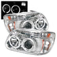 Spyder Ford Explorer 95-01 1PC Projector Headlights LED Halo Chrm PRO-YD-FEXP95-HL-1PC-C 5010148