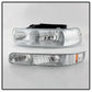 SPYDER Xtune Chevy TahOE 00-06 Amber Crystal Headlights w/ Bumper Lights Chrome HD-JH-CSIL99-SET-AM-C 5064226
