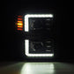 AlphaRex 08-10 Ford F250-550 LUXX-Series LED Projector Headlights Black w/Activ Light/Seq Signal 880312 *Discontinued