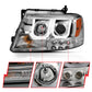 Anzo 2004-2008 Ford F-150 Projector Headlights w/ U-Bar Chrome