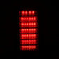 Anzo 2003-2009 Hummer H2 LED Tail lights Red/Clear