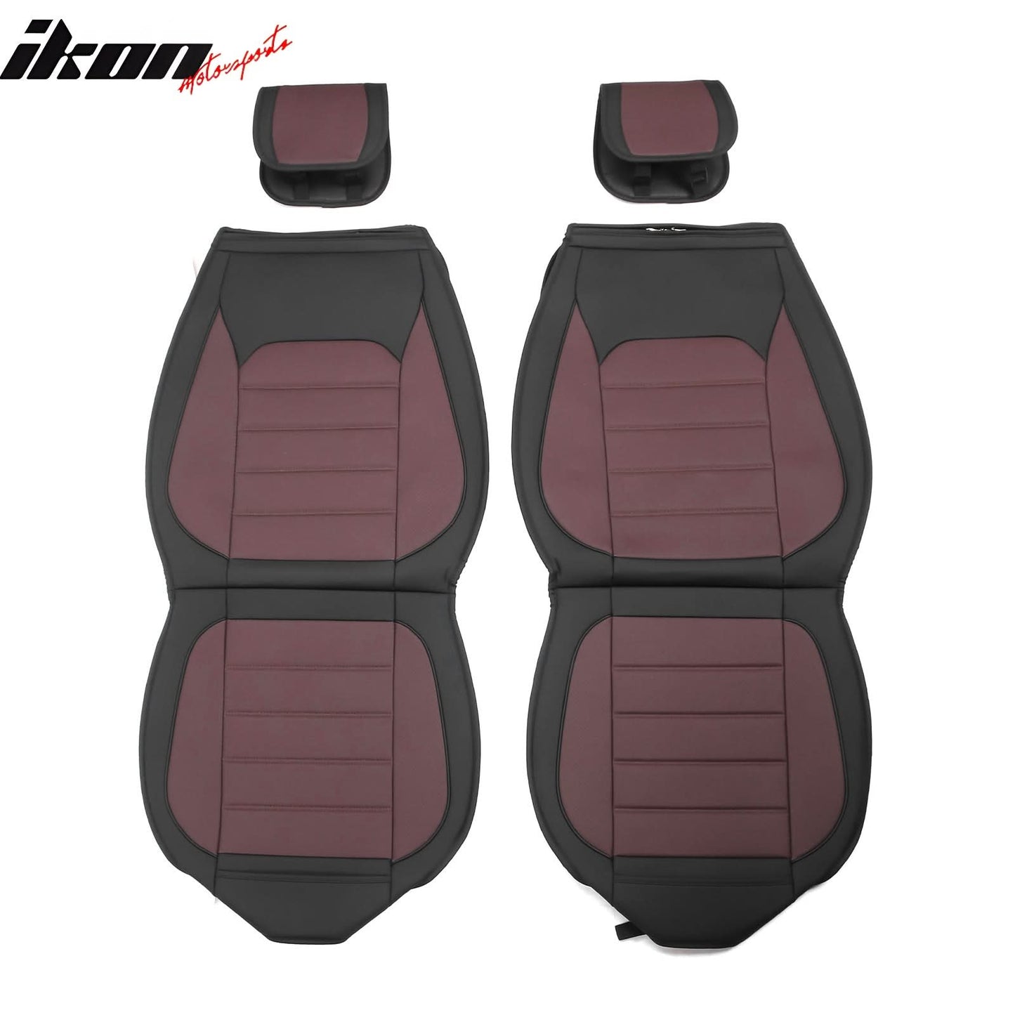 2009-2025 Ford F150 Crew Cab PU Leather Car Seat Cover w/ Pocket