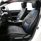 2016-2021 Honda Civic Seat Covers PU Leather Car Cushion w/ Lumbar