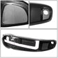 01-07 GMC Sierra / Yukon Denali LED DRL Headlights 4PC Black