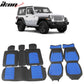 2007-2025 Jeep Wrangler JK JL Leather Car Seat Cover w/ Pocket