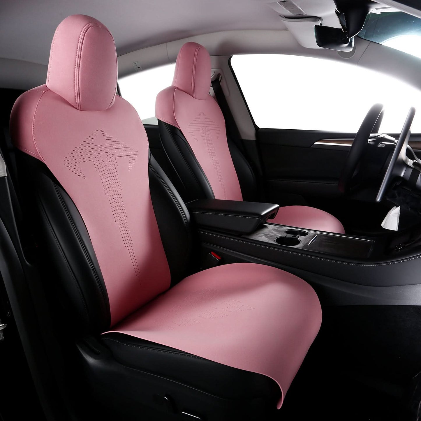 2020-2024 Tesla Model Y Seat Covers Cushions V1 Suede Leather