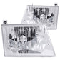 Anzo 1992-2006 Ford Econoline Crystal Headlights Chrome
