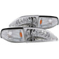 Anzo 1994-1998 Ford Mustang Crystal Headlights Chrome