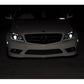 Spyder Mercedes Benz C-Class 08-11 Projector Headlights Halogen - DRL Blk PRO-YD-MBW20408-DRL-BK 5042262