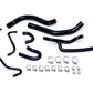 HPS Black Reinforced Silicone Radiator and Heater Hose Kit Coolant Ford 2015-2017 Mustang 3.7L V6