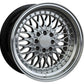 XXR 536 Wheel Hyper Silver / Machined Lip 15x8 +20 4x100,4x114.3