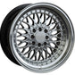 XXR 536 Wheel Hyper Silver / Machined Lip 17x9 +25 5x100,5x114.3