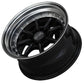 XXR 002.5 Wheel Black / Machined Lip 15x8 +20 4x100,4x114.3