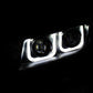 Anzo Black U-Bar Projector Headlights 2014-2015 Chevrolet Camaro