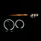 Anzo 1995-2001 Ford Explorer Projector Headlights w/ Halo Black 1 pc