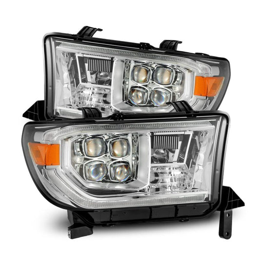 AlphaRex 07-13 Toyota Tundra / 08-17 Sequoia NOVA LED Proj HL Chrome w/Actv Light Seq. Sig + DRL 880819 *Discontinued