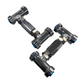 NNR Front Upper Camber Arms Nissan 300ZX / R32GTR Polished Silver with Blue Bushing Ends