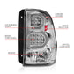 ANZO 2002-2009 Chevrolet Trailblazer LED Tail Lights w/ Light Bar Chrome Housing Clear Lens 311373