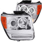 Anzo 2007-2012 Dodge Nitro Projector Headlights w/ Halo Chrome (CCFL) G2