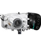 Anzo 1999-2004 Nissan Pathfinder Crystal Headlights Black