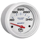 AutoMeter Marine White Air-Core Electric Oil Temperature Gauge 2-5/8in 140-300 Deg F 200765
