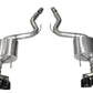 Corsa Performance Axle Back Exhaust Black Quad Tips for 15-16 Ford Mustang GT 5.0 3in