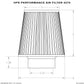HPS Performance 2.75" Air Filter, 7.75" Length, 6" Base, 5" Top HPS-4275