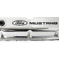 Ford Chrome Steel Valve Cover Set w/Mustang Logo FRD302-100