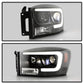 SPYDER 06-08 Dodge Ram 1500 LED Headlights - Black PRO-YD-DR06PL-BK 5088178