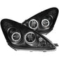 Anzo 2002-2003 Lexus Es300 Projector Headlights w/ Halo Black