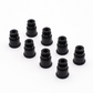 BLOX Racing 14mm Adapter Top (1/2in) w/Viton O-Ring & Retaining Clip (Set of 8) BXEF-AT-14S-8