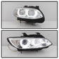 Spyder 08-10 BMW F92 3 Series Proj Headlight - High Beam H3 DRL LED - Chrome - PRO-YD-BMWE9208-DRL-C 5086518