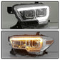 SPYDER xTune Toyota Tacoma 16-18 DRL Light Bar Projector Headlights - Chrome PRO-JH-TTA16-LBDRL-C 9039263