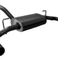 Corsa 18+ Jeep Wrangler JL 2.5in Dual Rear Exit Black Tips Sport Axle-Back Exhaust 21014BLK