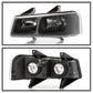 SPYDER xTune 03-17 Chevrolet Express 1500 OEM Style Headlights - Black (HD-JH-CEX03-OE-BK) 9042485
