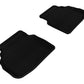 3D MAXpider 2009-2012 BMW 7 Series F01 Kagu 2nd Row Floormats - Black L1BM05321509
