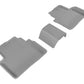 3D MAXpider 2016-2020 Honda Civic Kagu 2nd Row Floormats - Gray L1HD07421501