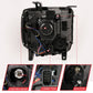 ANZO 2014-2015 Gmc Sierra 1500HD Projector Plank Style Headlight Black W/ Drl 111450