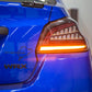 OLM Spec CR Tail Lights (Clear Lens, Black Base) - 2015-2021 Subaru WRX & STI