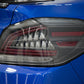 OLM Spec CR Tail Lights (Clear Lens, Black Base) - 2015-2021 Subaru WRX & STI