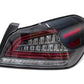 OLM Spec CR Tail Lights (Clear Lens, Black Base) - 2015-2021 Subaru WRX & STI