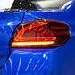 OLM Spec CR Tail Lights (Red Lens, Black Base) - 2015-2021 Subaru WRX & STI